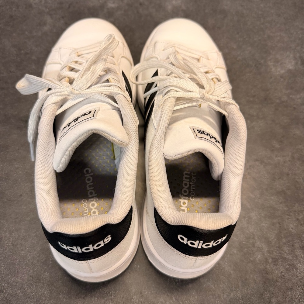 adidas Grand Court sneakers white and black size 8 - Picture 3 of 5